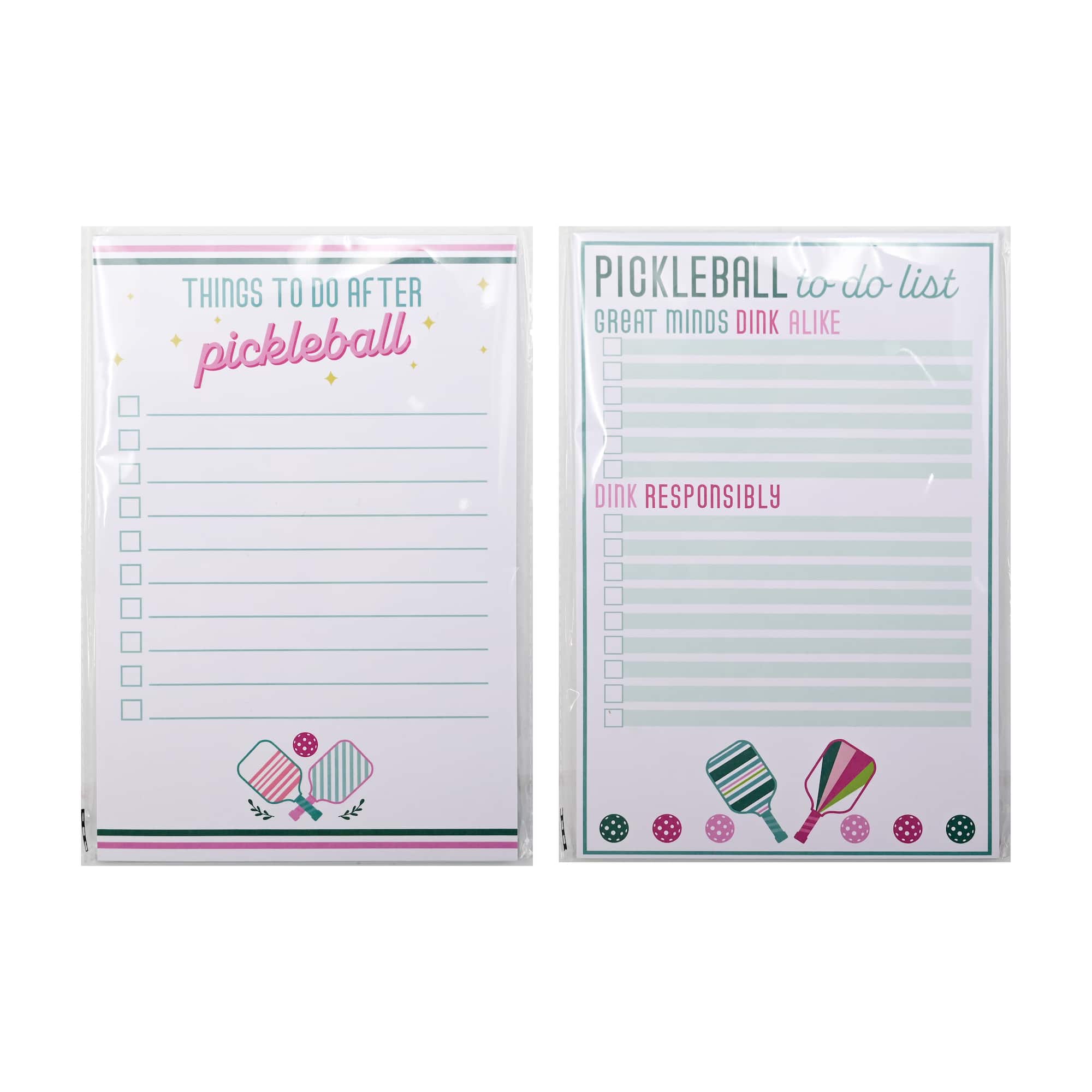 Assorted 6" x 9" Pickleball Notepad, 1pc. by Fab Finds